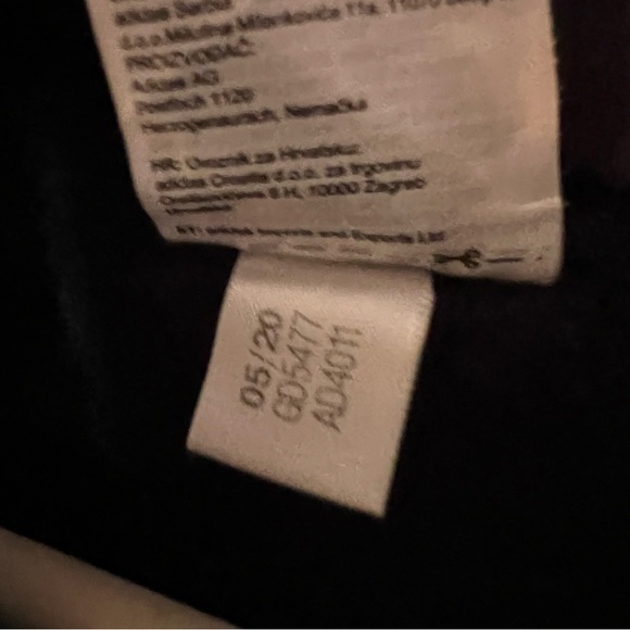 Adidas Essentials Colorblock Spell Out Hoodie Men's S Black White Sweatshirt - Picture 7 of 9